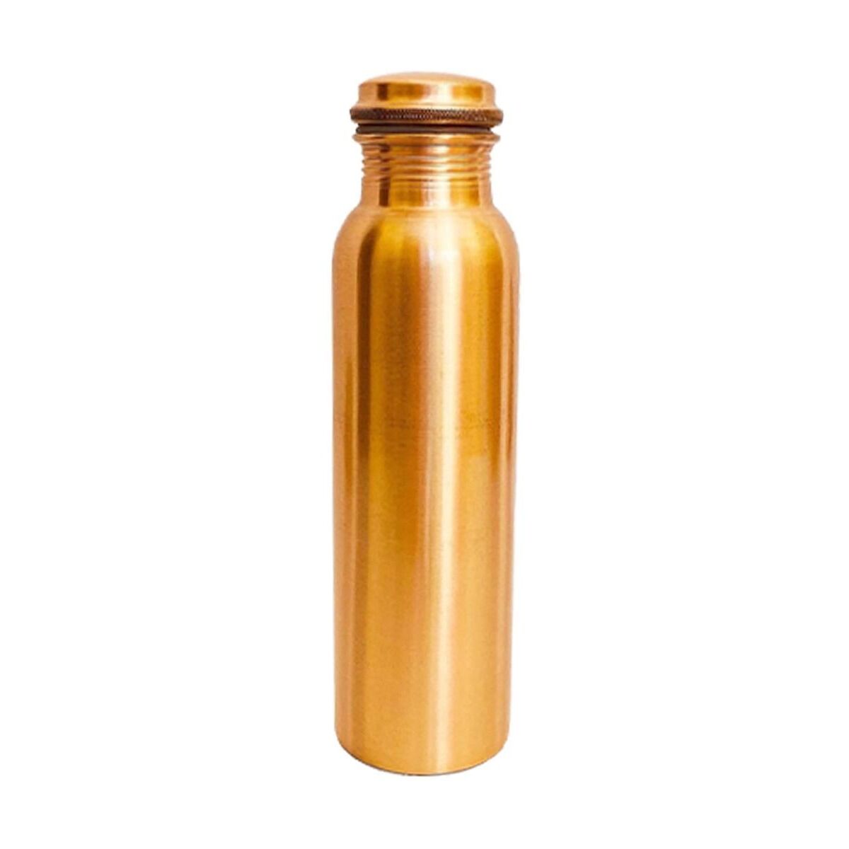 Q7 Pure Copper Water Bottle Plain Matt Finish 1000 Ml Pack Of 1