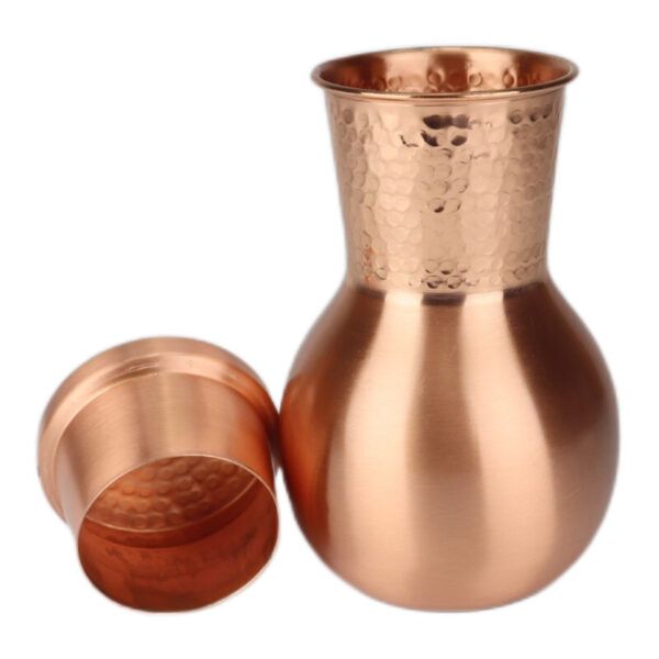 Pure Copper Bedroom Bottle 1200 ml 3 | copper water bedroom jar