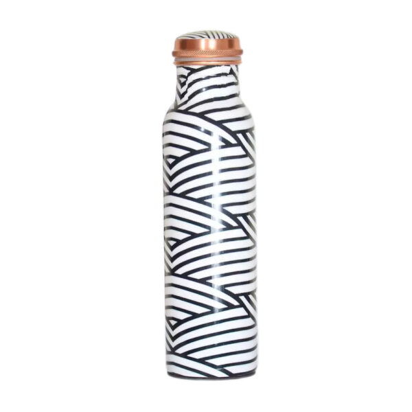 Meena Printed Copper Bottle 1L, Certified & Tested 1 | meena printed copper bottle