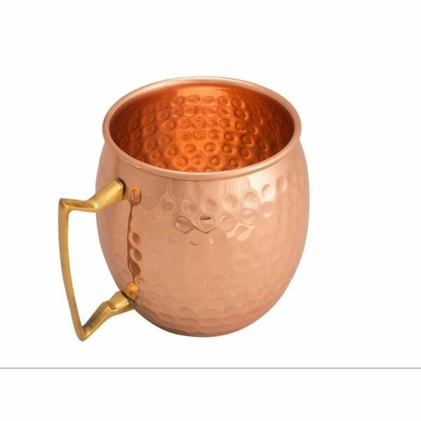 Copper Moscow Mule Mugs 16 Oz | Pure Copper Beer Mug 3 | copper mule hammered mug
