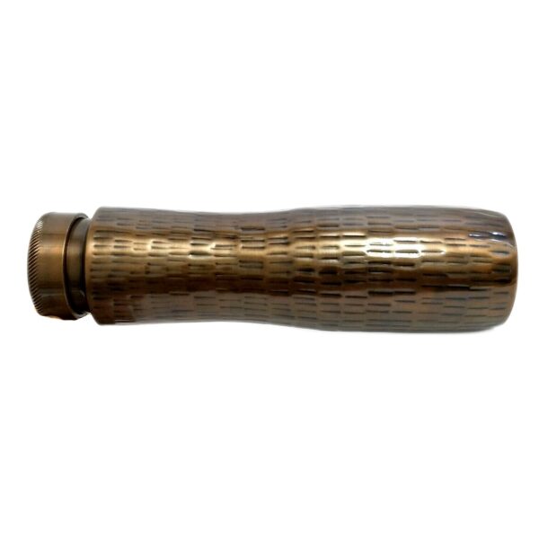 Antique Copper Water Bottle 1 Liter, Certified & Tested 2 | hammered copper water bottle