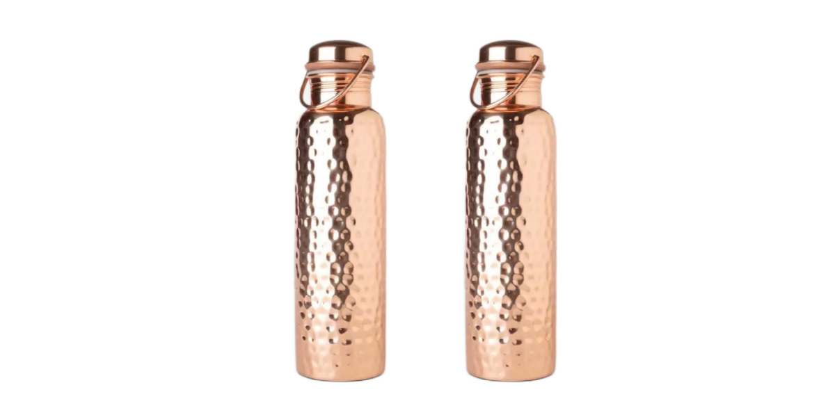 Pure Copper Water Bottle Combo Pack Of 2 Buy Now 0934