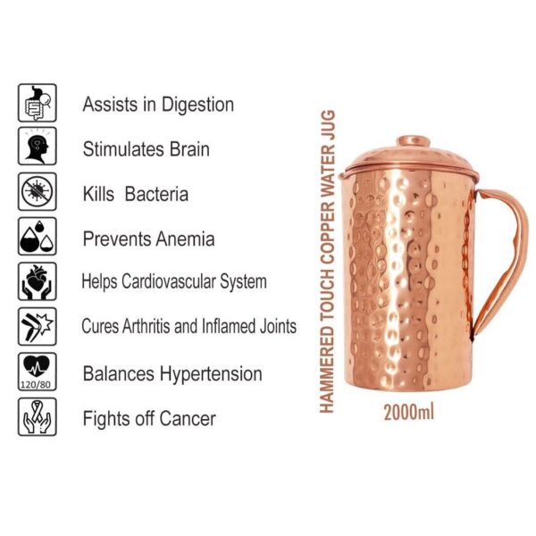 Copper Jug 2 Litre 2 | Copper Jug 2 Litre - Image 2
