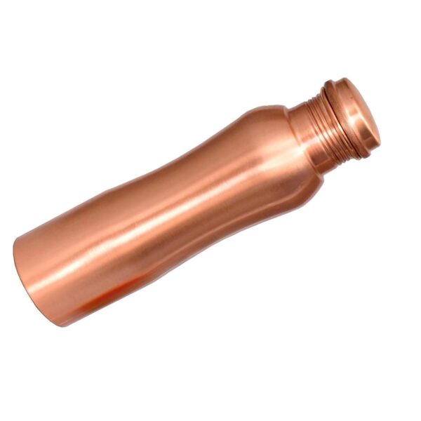 Plain Copper Bottle 900 ml (Certified & Lab Tested) 2 | Plain Copper Bottle 900 ml (Certified & Lab Tested) - Image 2
