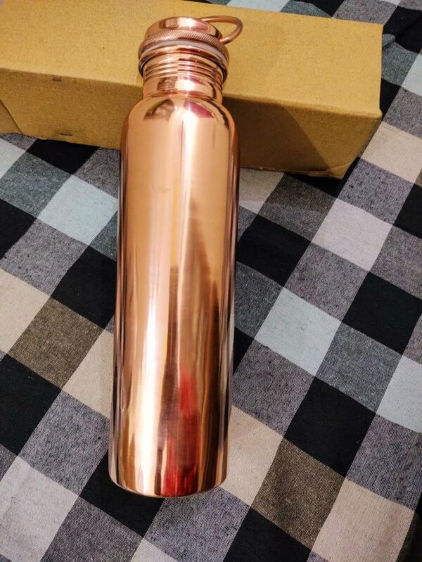 Best Copper Water Bottle 1 Litre With Handle 3 | Best Copper Water Bottle 1 Litre With Handle - Image 3